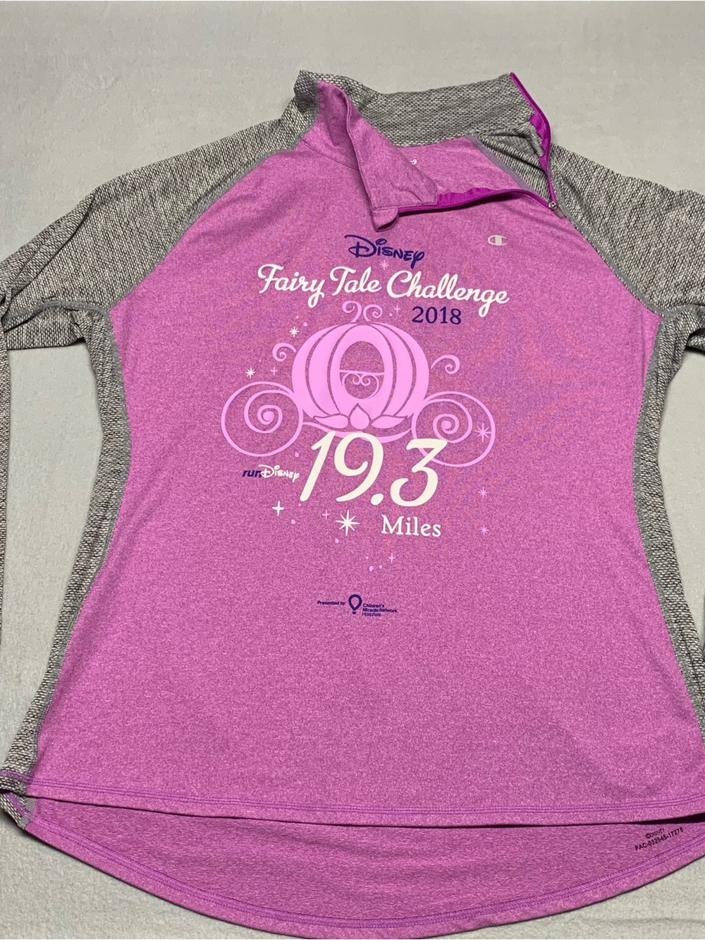Disney Purple & Gray Fairy Tale Challenge 2018 Long-Sleeve Top